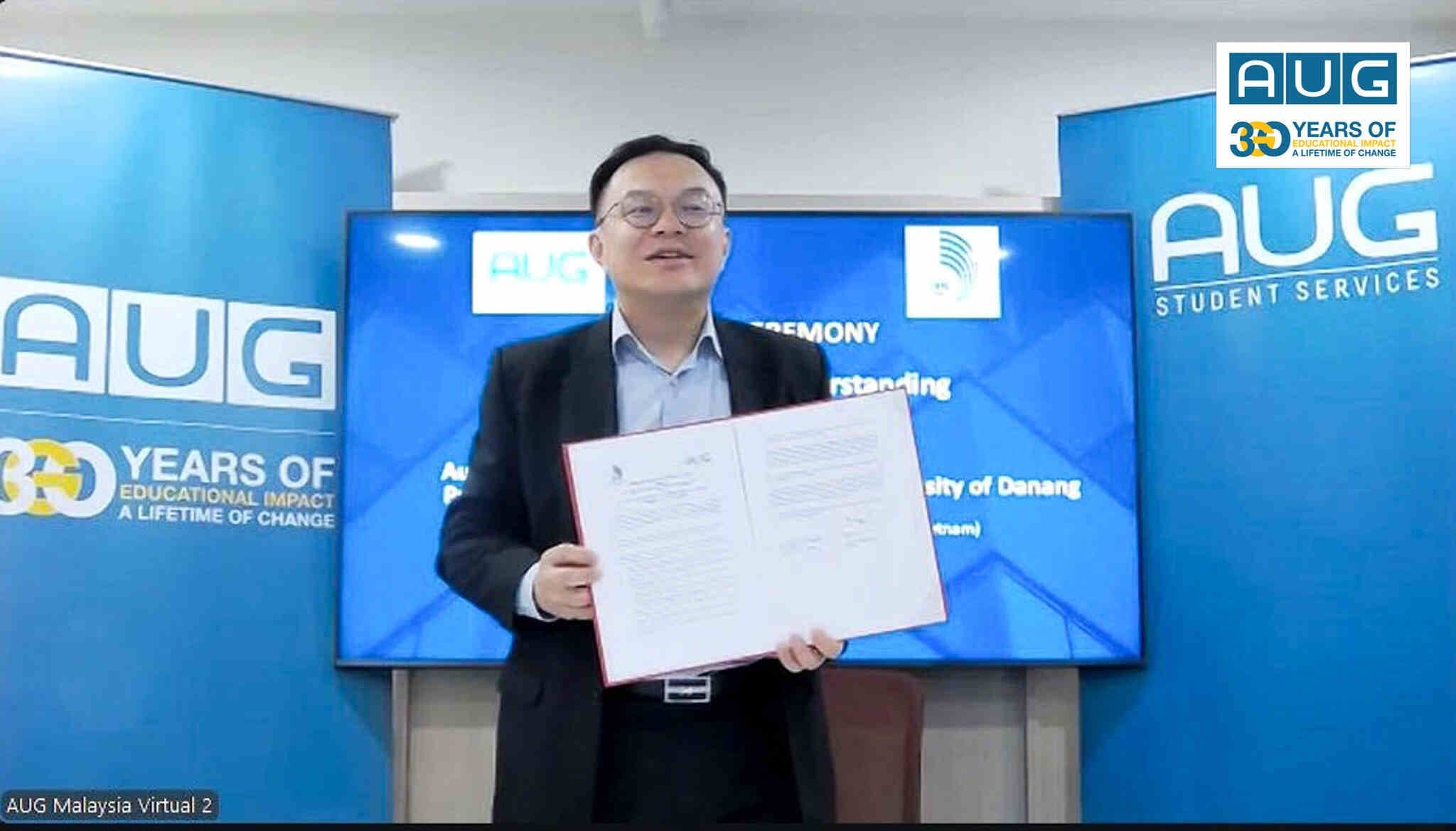 Lễ ký kết Thỏa thuận hợp tác (MOU) giữa AUG Global Network và Đại học Đà Nẵng: Kiến tạo giá trị bền vững cho thế hệ tương lai