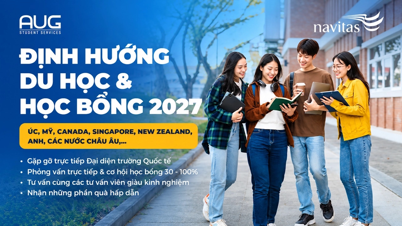 [AUG Cần Thơ] Navitas x THPT Nguyễn Việt Hồng: Hội thảo du học 2026